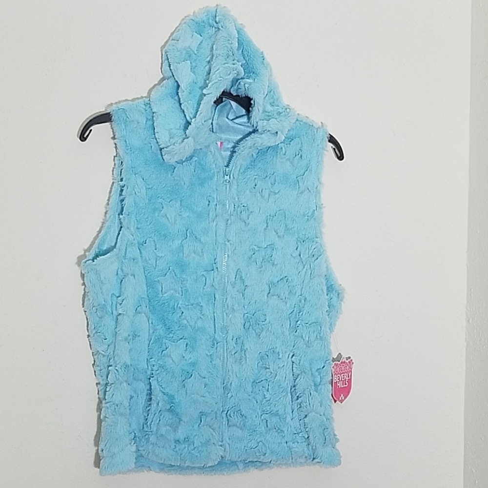 🆕️ Beverly Hills Princess Girls Hooded Star Vest